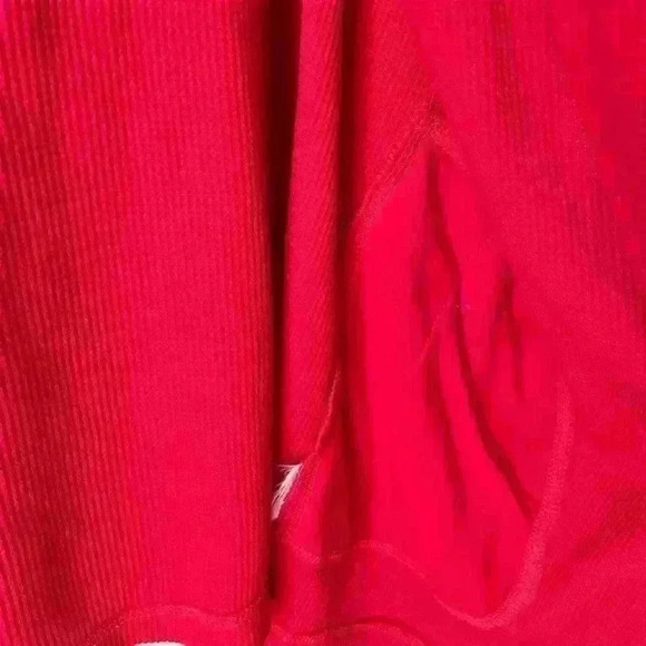 Ralph Lauren Black label red thermal jacket cardigan size large - Picture 3 of 7